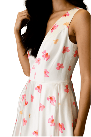 Women's Formal Floral Midi Dress Elegant Smart Buyer