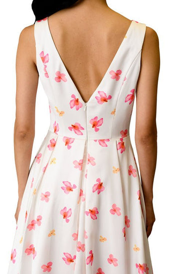 Women's Formal Floral Midi Dress Elegant Smart Buyer