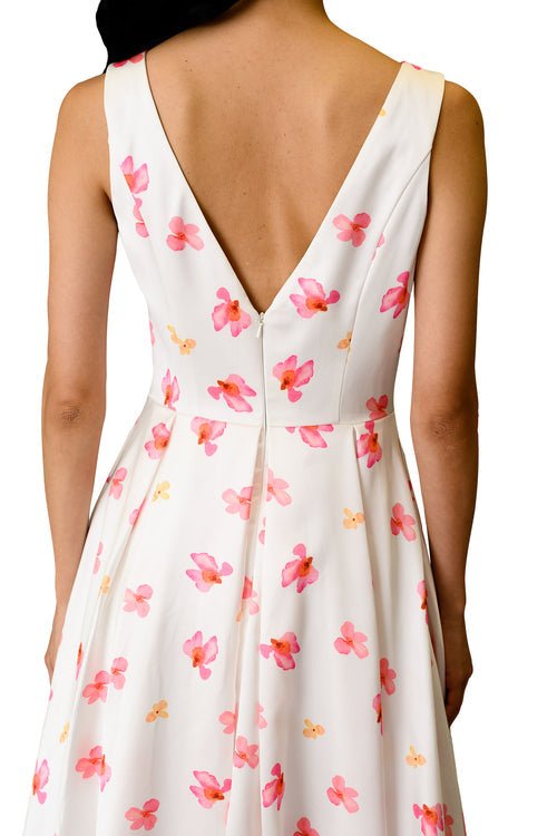 Women's Formal Floral Midi Dress Elegant Smart Buyer