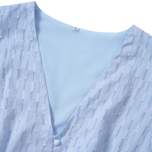 Womens V Neck Ruffle Sleeve Summer Dress Elegant Smart Buyer