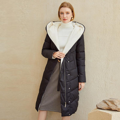 Hooded Parkas Coat Women New Warm Cotton Long Winter Coat
