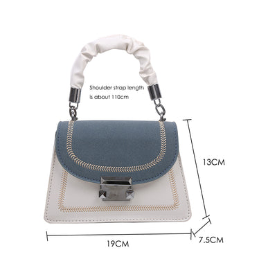 Pleated Elegant Crossbody Classic Shoulder Bag