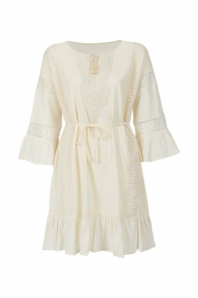 Paradiso Mini Dress - Natural