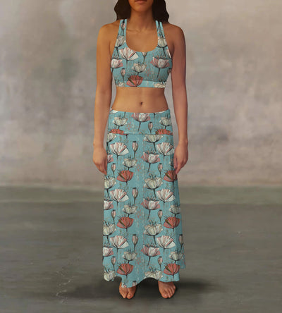 Water Lily Maxi Skirt